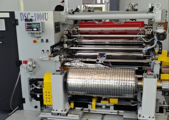 White Slitting Rewinder Machine With Rewind Diameter Max. 350mm