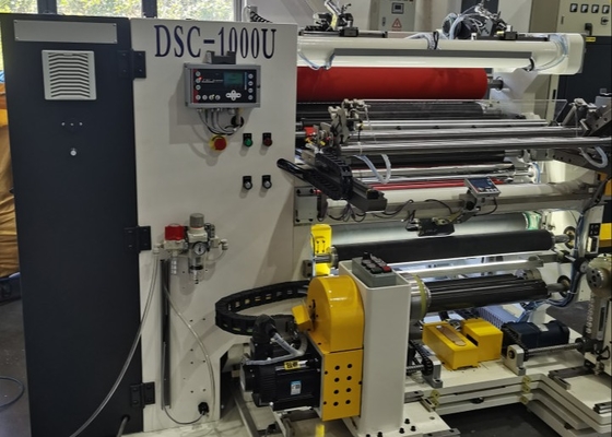 White Slitting Rewinder Machine With Rewind Diameter Max. 350mm