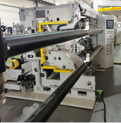 Colorful Touch Screen White Slitting Rewinder Machine Substrate PET+Cu OPP+Cu PET+Al