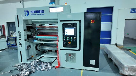 rewinding machine paper roll slitting machine clean compressed air