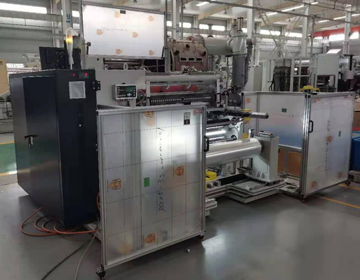 quality Touch Screen 3 Phase 1000mm BOPP Slitting Machine factory